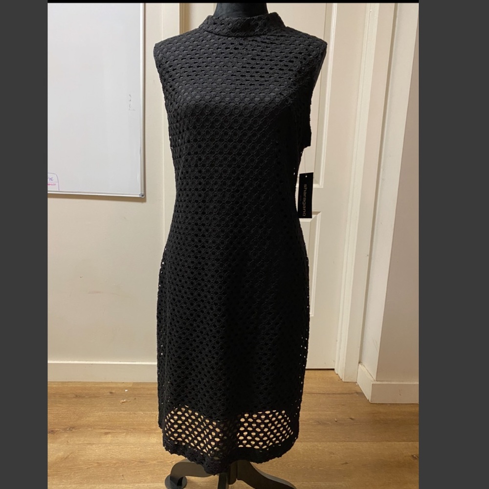Long black dress with tags